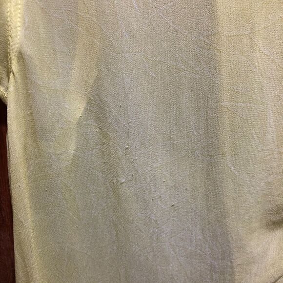 WE THE FREE “SPELLBOUND” SEMI-SHEER BUTTON DOWN CAP-SLEEVE TOP WOMENS SMALL - Picture 9 of 12